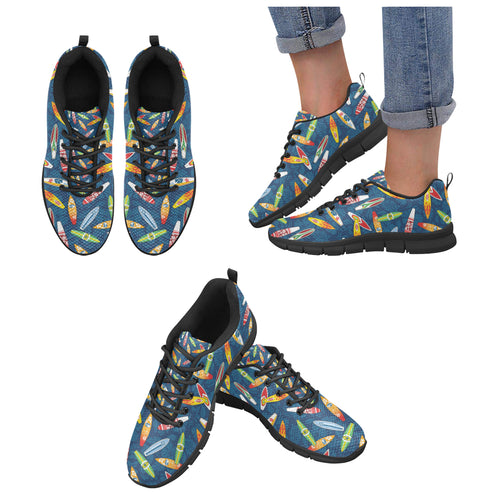Surfboard Pattern Print Design 01 Women's Sneaker Shoes