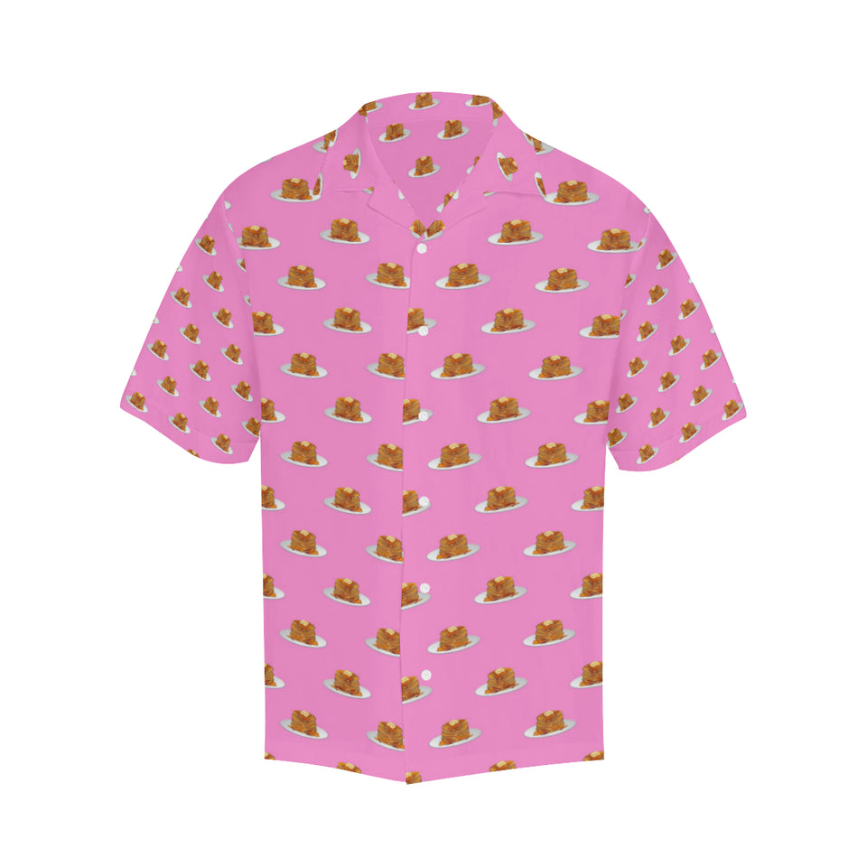 Pancake Pattern Print Design 04 Men's All Over Print Hawaiian Shirt (Model T58)