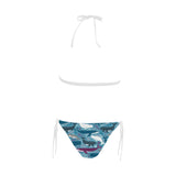 Whale design pattern Sexy Bikinis Two-Piece Swimsuits