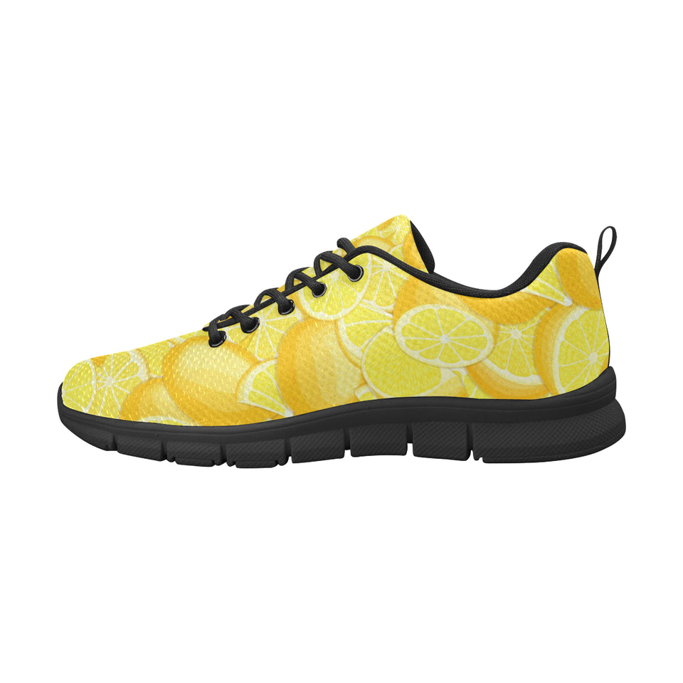 lemon pattern Men's Sneaker Shoes