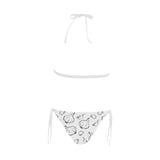 Garlic pattern black white Sexy Bikinis Two-Piece Swimsuits