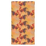 red rooster chicken cock pattern Bath Towel