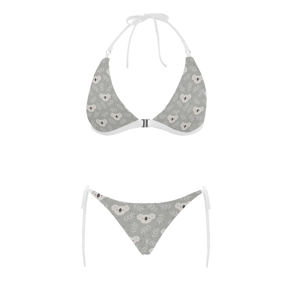 Cute koala leaves pattern Sexy Bikinis Two-Piece Swimsuits