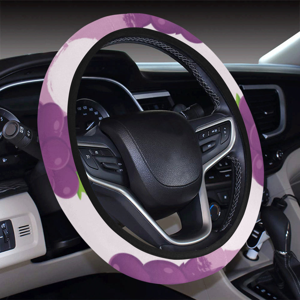 Cute Grape pattern Car Steering Wheel Cover