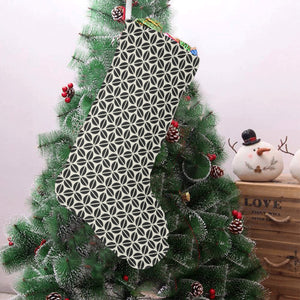 Coffee bean abstract modern pattern Christmas Stocking