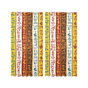 Egypt Hieroglyphics Pattern Print Design 01 Gauze Curtain