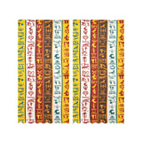 Egypt Hieroglyphics Pattern Print Design 01 Gauze Curtain
