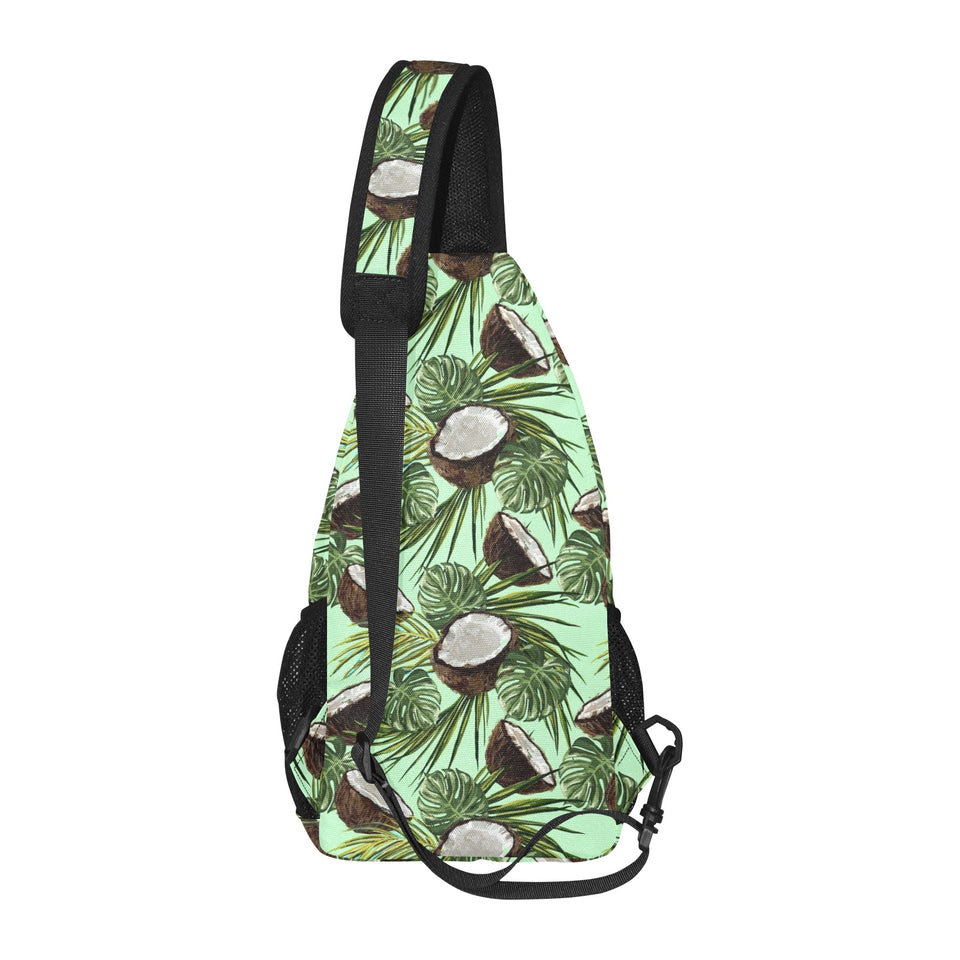 Coconut Pattern Print Design 02 All Over Print Chest Bag