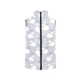 Sweet dreams sheep pattern Women's Padded Vest