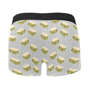 Sandwich Pattern Print Design 05 Men's All Over Print Boxer Briefs Men's Underwear