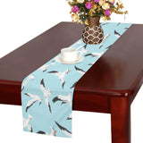Seagull Pattern Print Design 01 Table Runner