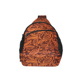 cacao beans tribal polynesian pattern All Over Print Chest Bag