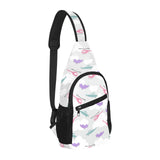 Helicopter plane pattern All Over Print Chest Bag