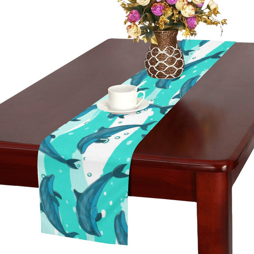 Dolphin sea pattern Table Runner