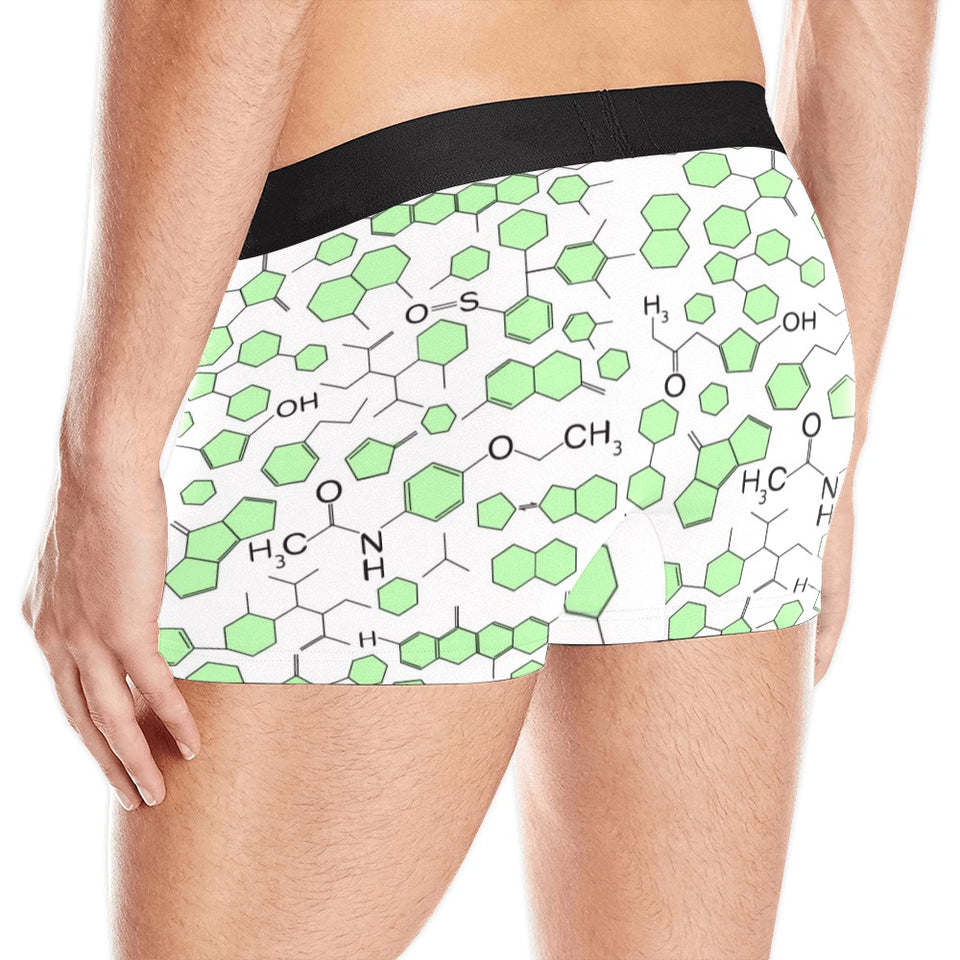 Chemistry Periodic Table Pattern Print Design 03 Men's All Over Print Boxer Briefs Men's Underwear