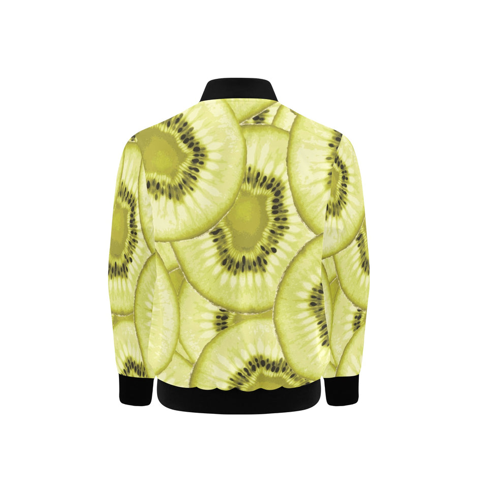 Sliced kiwi pattern Kids' Boys' Girls' Bomber Jacket