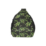 Green Peas Pattern Print Design 02 All Over Print Chest Bag