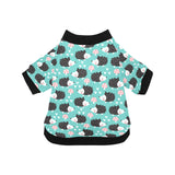 Hedgehog Pattern Print Design 03 All Over Print Pet Dog Round Neck Fuzzy Shirt