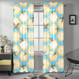 Bee honeycomb pattern Gauze Curtain