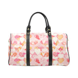 Hand drawn heart design pattern Travel Bag