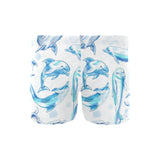 Watercolor dolphin pattern Men's Swimming Trunks