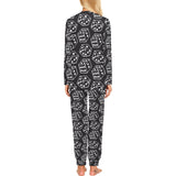 Dice Pattern Print Design 01 Women's All Over Print Pajama Set