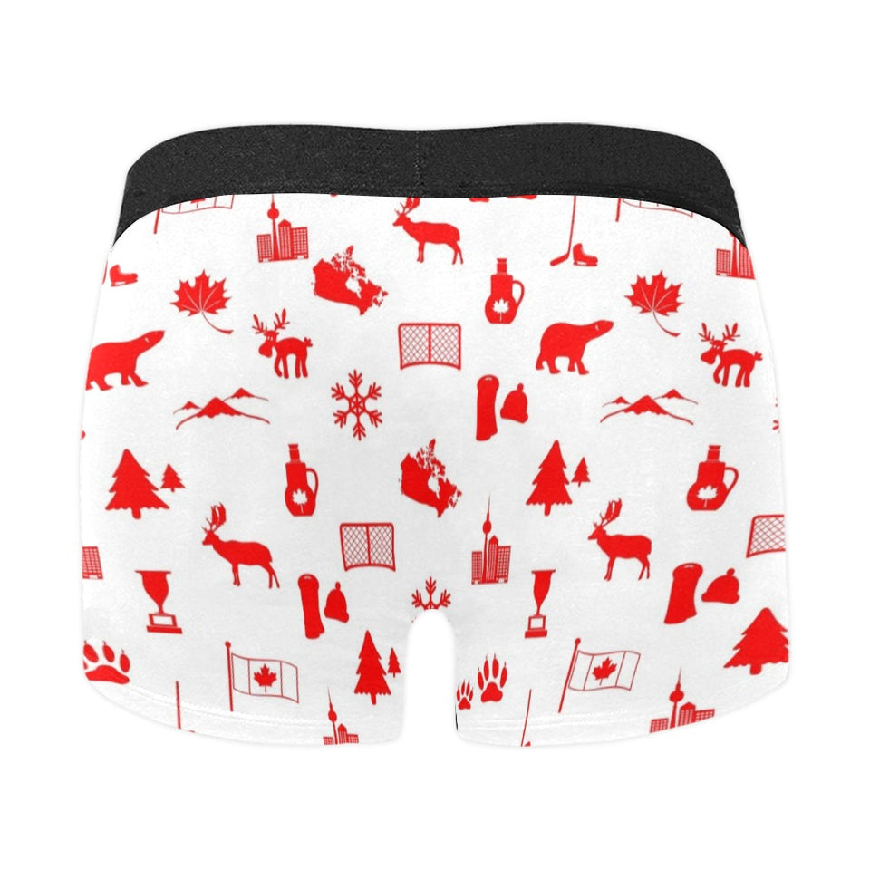 Canada Pattern Print Design 04 Men's All Over Print Boxer Briefs Men's Underwear