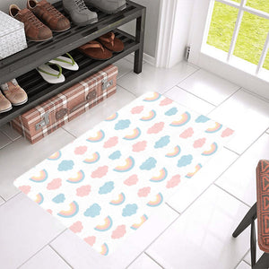 Cute rainbow clound pattern Doormat