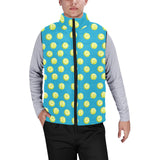 Tennis Pattern Print Design 05 Men's Padded Vest