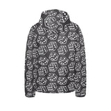 Dice Pattern Print Design 01 Kids' Boys' Girls' Padded Hooded Jacket
