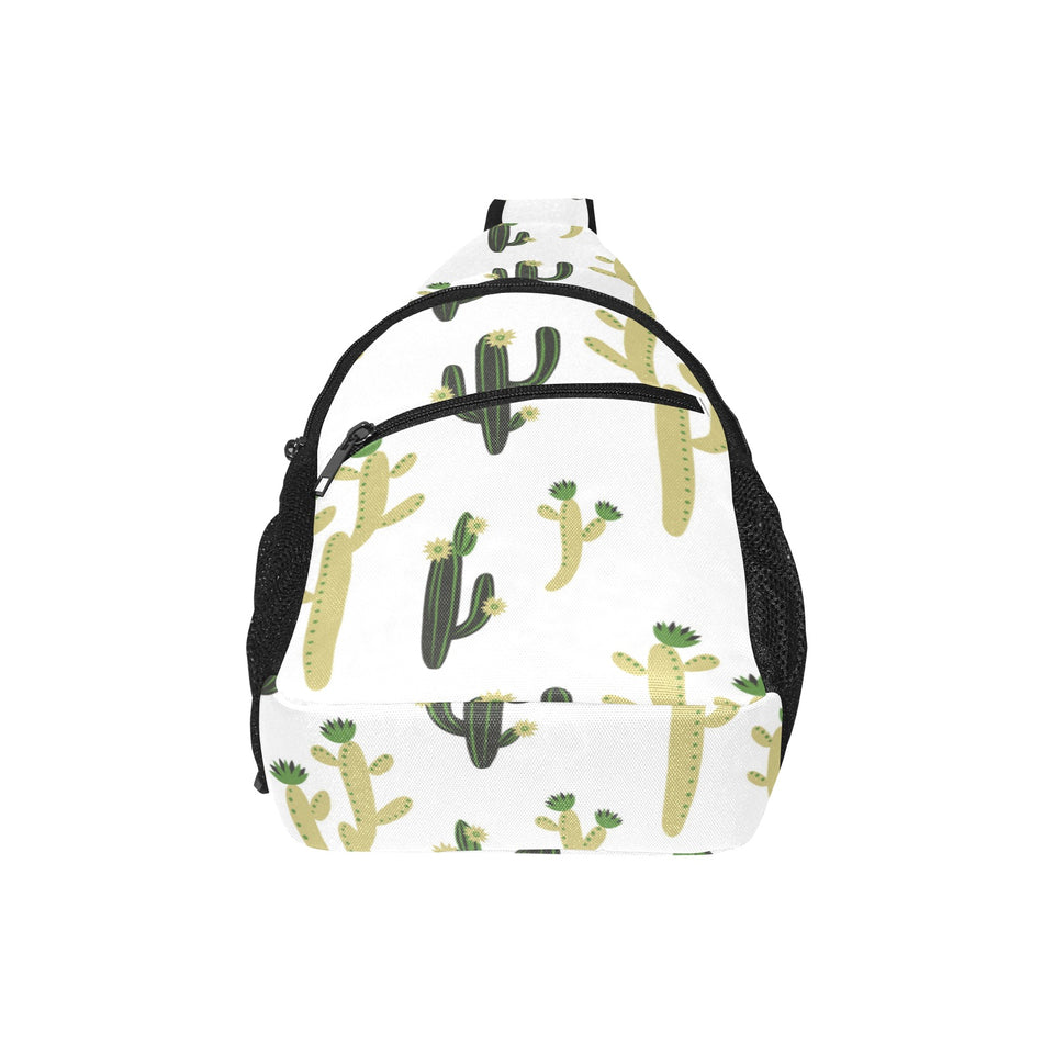 Cute cactus pattern All Over Print Chest Bag