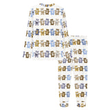 Teddy Bear Pattern Print Design 02 Women's All Over Print Pajama Set