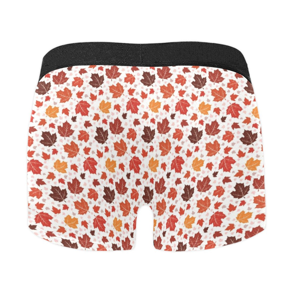 Colorful Maple Leaf pattern Men's All Over Print Boxer Briefs Men's Underwear