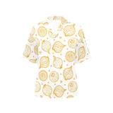 hand drawn onion pattern Women's All Over Print Hawaiian Shirt