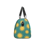 Sun green background Travel Bag