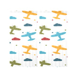 Airplane star cloud colorful Gauze Curtain
