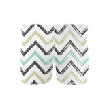 zigzag chevron paint pattern Men's Swimming Trunks
