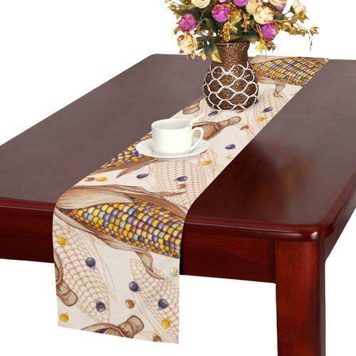 Corn Pattern Print Design 03 Table Runner