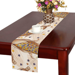 Corn Pattern Print Design 03 Table Runner
