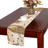 Corn Pattern Print Design 03 Table Runner