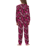 Lips Pattern Print Design 03 Kids' Boys' Girls' All Over Print Pajama Set