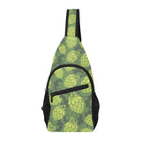 Hop pattern Hop cone background All Over Print Chest Bag