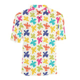 Pigeon Pattern Print Design 01 Men's All Over Print Polo Shirt