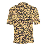 Leopard skin print Men's All Over Print Polo Shirt