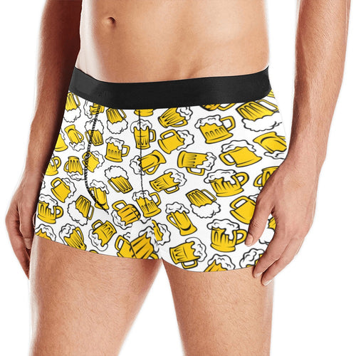 Beer design pattern Men's All Over Print Boxer Briefs Men's Underwear