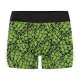 Green hop pattern Men's All Over Print Boxer Briefs Men's Underwear
