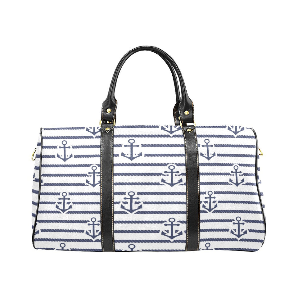 Anchor rope nautical pattern Travel Bag