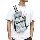 Lovely Sea Otter Pattern All Over Print Chest Bag