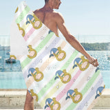 Cute hand drawn mermaid Beach Towel
