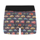 Camper Van Pattern Print Design 02 Men's All Over Print Boxer Briefs Men's Underwear